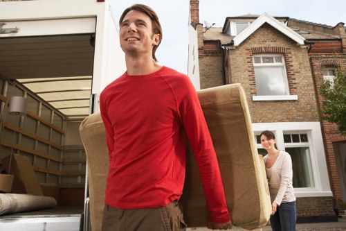 Local furniture collection van ready for furniture pick-up in Edgware