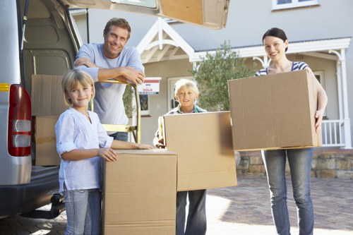 Removal van supporting moves around Edgware and nearby areas
