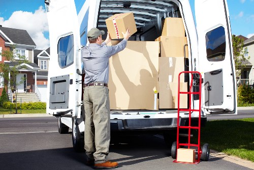 Local moving truck used for furniture transport in Edgware
