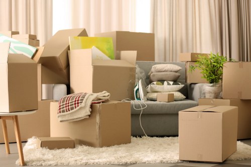 Moving day logistics for a flat or apartment in Edgware