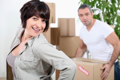 Edgware removal team handling furniture and packed items with care