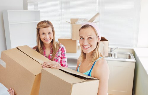 Edgware moving truck helping with a residential relocation
