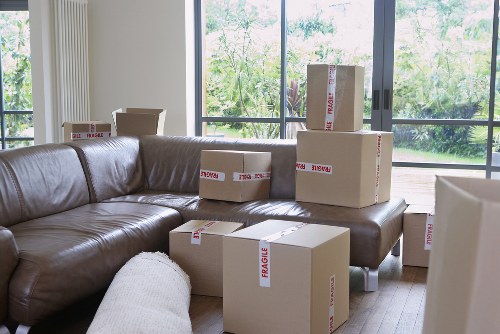 Removalists loading furniture from a property in Edgware